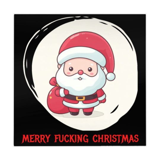 Cute Bad Santa Mahjong Mats