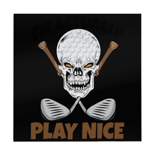 I'm Actually Play Nice Golf Mahjong Mats