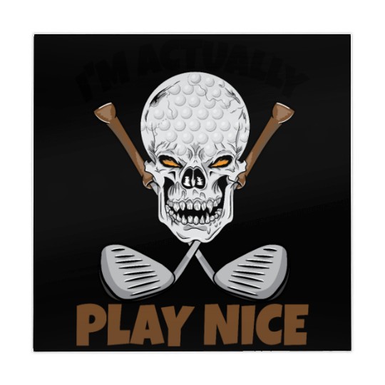 I'm Actually Play Nice Golf Mahjong Mats
