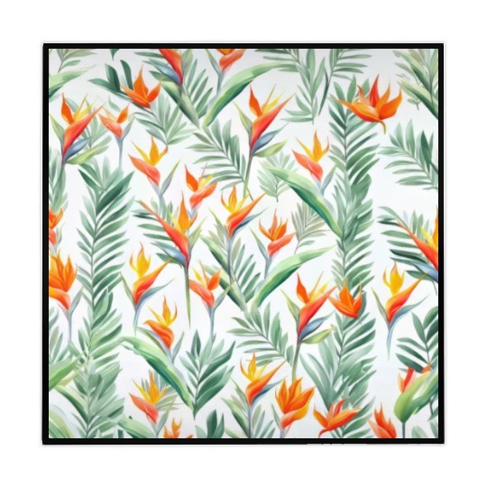 Retro Heliconia Mahjong Mats