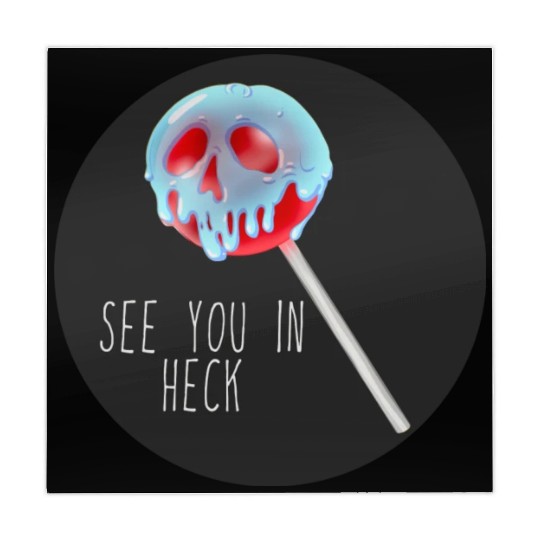 See You In Heck Poison Skull Candy Mahjong Mats