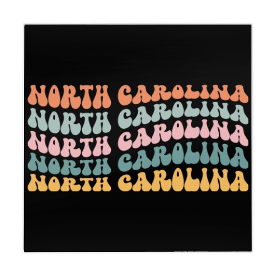 North Carolina State North Carolinian Pride Groovy Mahjong Mats
