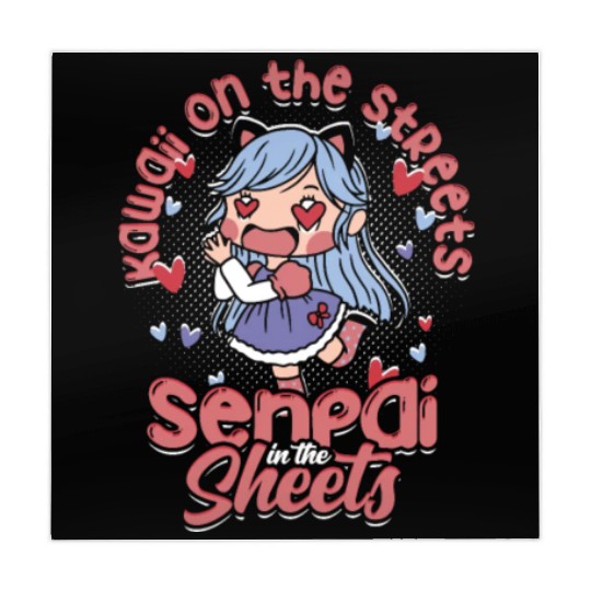 Kawaii on the streets, senpai in the sheets - Mahjong Mats