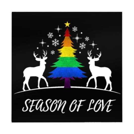Gay Christmas Tree Gay Couple Season Of Love Mahjong Mats