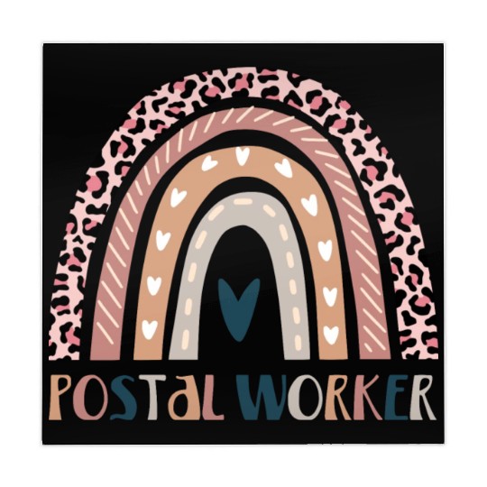 Postal worker rainbow Mahjong Mats