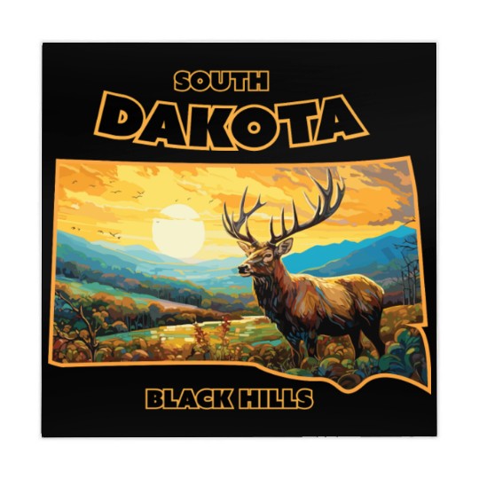 South Dakota - Elk Mahjong Mats