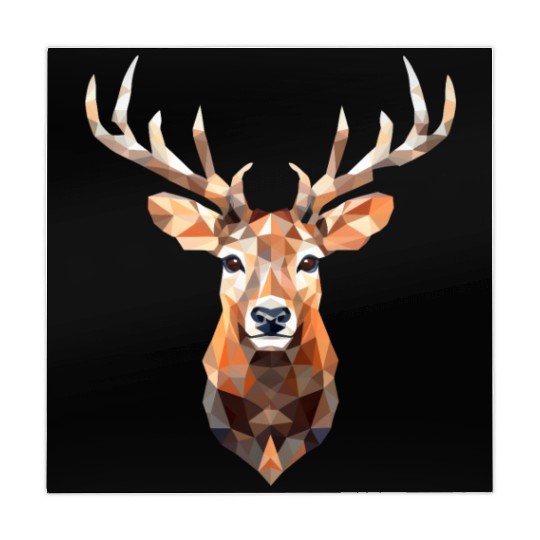 Polygon Reindeer: Modern Design Meets Nature! Mahjong Mats