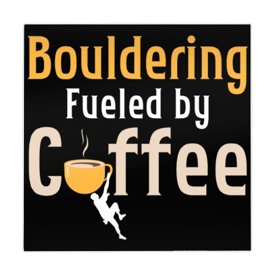 Bouldering Fueled By Coffee Climbing Boulder Mahjong Mats