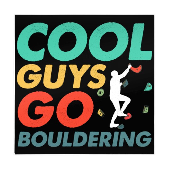 Cool Guys Go Bouldering Climbing Boulder Mahjong Mats