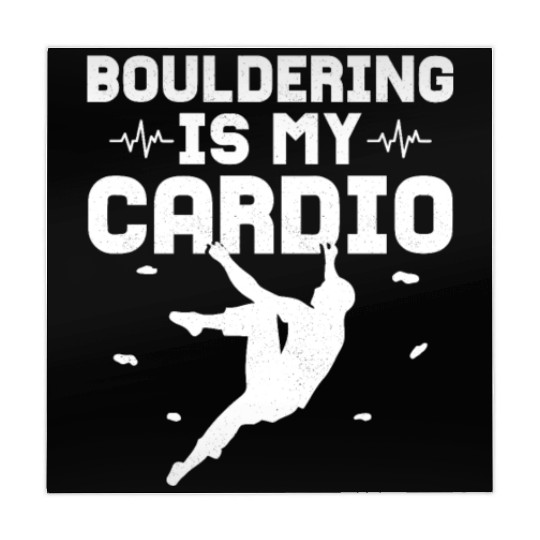 Bouldering Is My Cardio Climbing Boulder Mahjong Mats