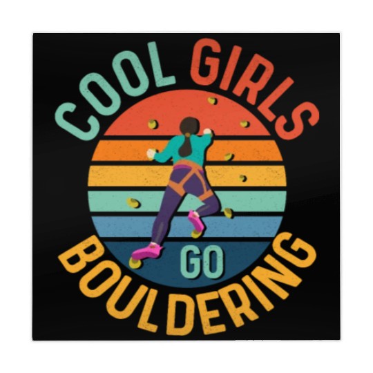 Cool Girls Go Bouldering Boulder Climbing Mahjong Mats