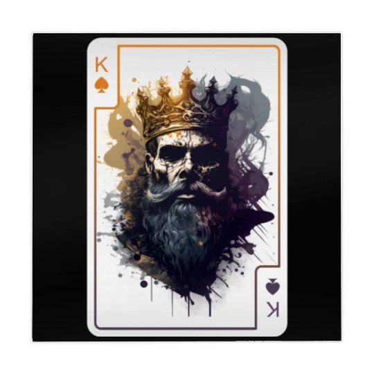 Creepy Card Game King Spades Poker Nightmare Mahjong Mats