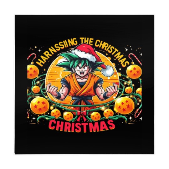 Funny Goku Christmas festival Mahjong Mats