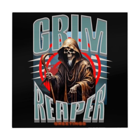 Grim Reaper Greetings Mahjong Mats