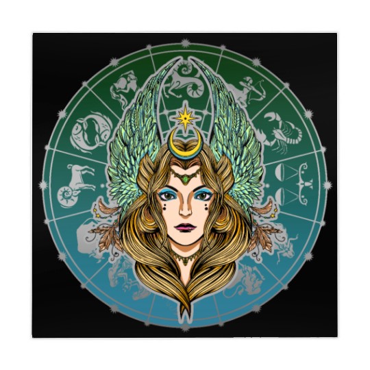 Virgo Zodiac star sign horoscope Astrology Mahjong Mats