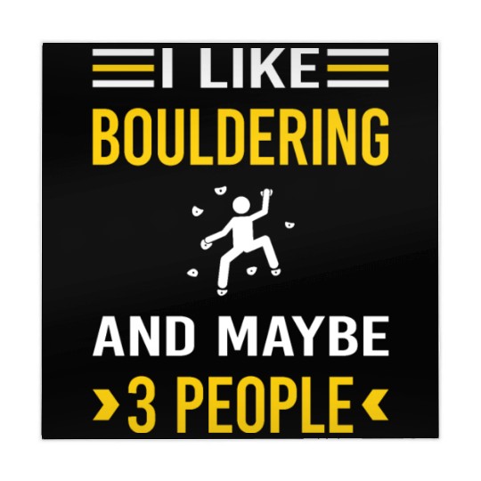 3 People Bouldering Rock Climbing Mahjong Mats