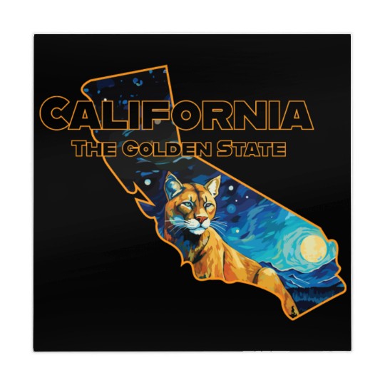 California Wildlife - mountain lion Mahjong Mats