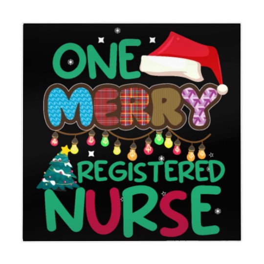 One Merry Registered Nurse Christmas Mahjong Mats
