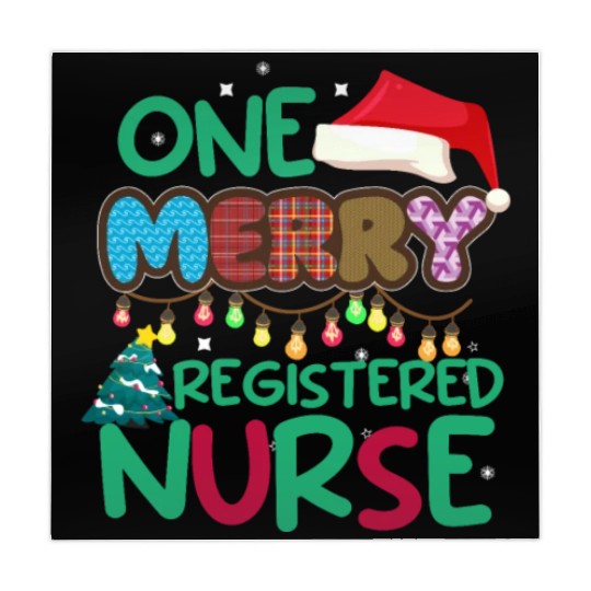 One Merry Registered Nurse Christmas Mahjong Mats
