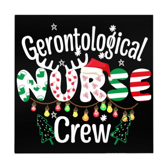 One Merry gerontological nurse Christmas Mahjong Mats
