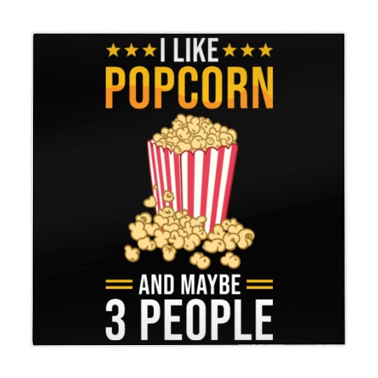 Popcorn Lover Gift Funny Popcorn Mahjong Mats