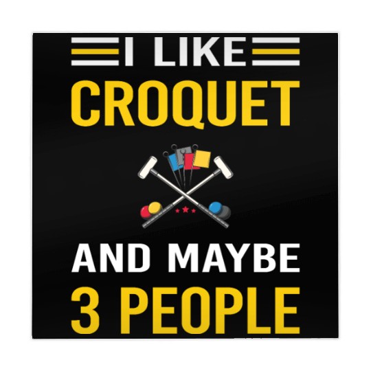 3 People Croquet Mahjong Mats