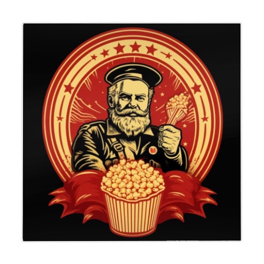 Popcorn Communist Propaganda #1 Mahjong Mats