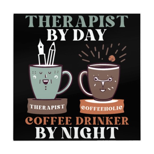 Coffeeholic School Psychologist Funny Psych Therap Mahjong Mats