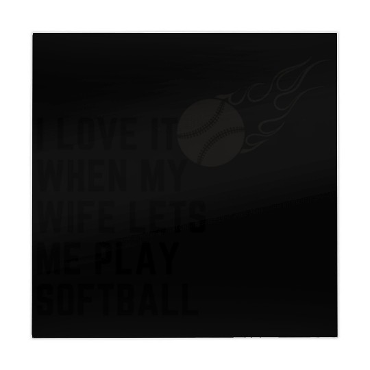 I love it when my wife lets me play softball Mahjong Mats