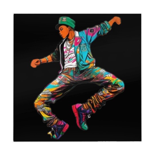 Hip-hop Dance, break dance. Street dance. Mahjong Mats
