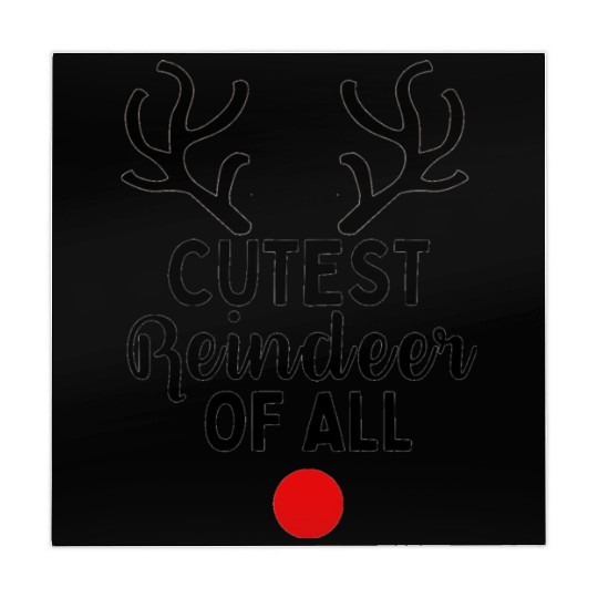 Cutest Reindeer of All Mahjong Mats