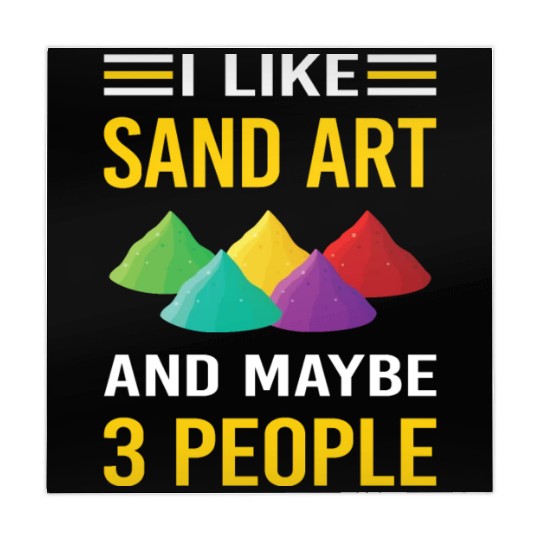 3 People Sand Art Mahjong Mats