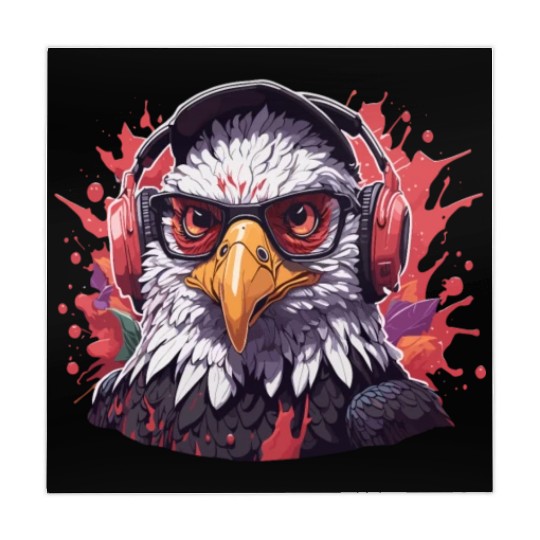 eagle animal art I cool cute eagle Mahjong Mats