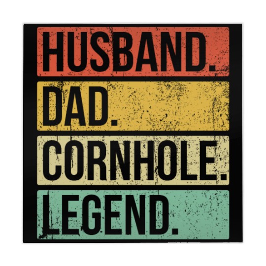 Cornhole Vintage Husband Dad Legend Mahjong Mats