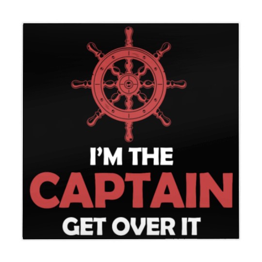 I'm The Captain Get Over It Yachting Pontoon Mahjong Mats