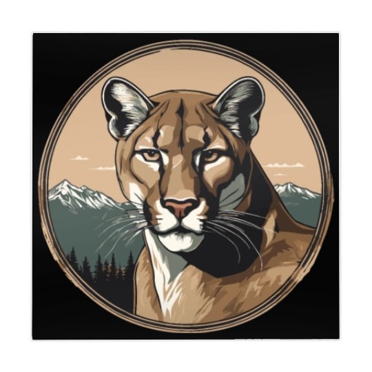 Mountain Lion Cougar Mahjong Mats