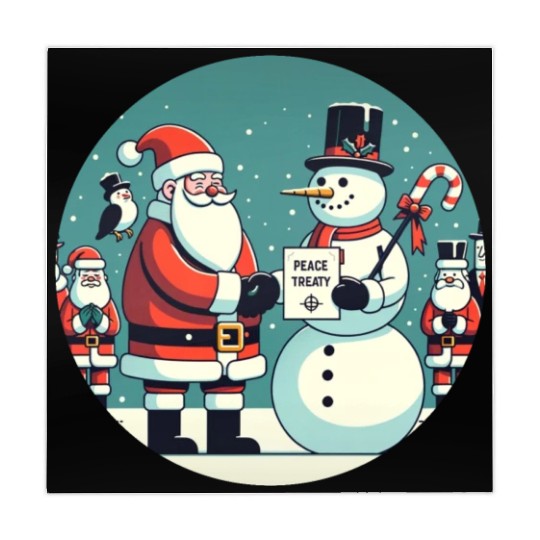 North Pole Alliance - Peace Treaty & Winter Unity Mahjong Mats