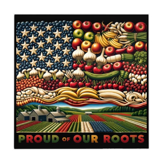 Roots of Pride: Eco-Friendly Harvest Flag Design Mahjong Mats
