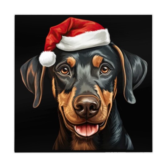 Doberman Pinscher Christmas Dog Mahjong Mats