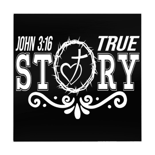 True Story John 3:16 Love Jesus Christian Mahjong Mats