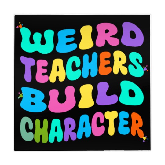 Weird Teachers Build Character Mahjong Mats