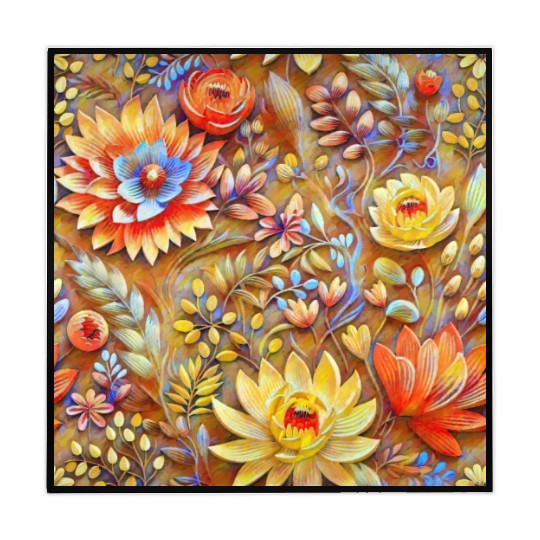Impressionist Blossoms Tapestry Mahjong Mats
