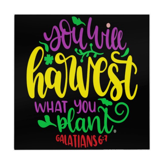 YOU WILL HARVEST WHAT YOU PLANT SEED BIBLE AUTUMN Mahjong Mats