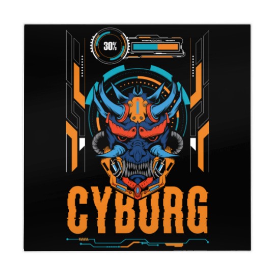 Cyberpunk Android Synthwave Engineering Mahjong Mats