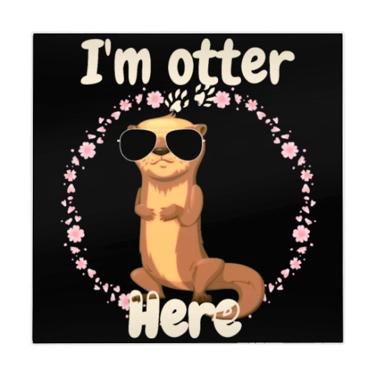 I'm otter here cute otter Mahjong Mats