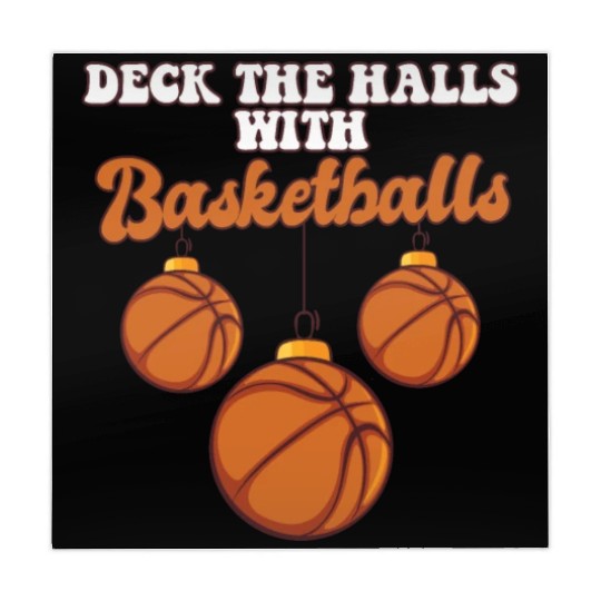 Basketball Player Coach Christmas Balls Deck The Mahjong Mats