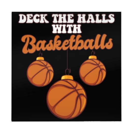 Basketball Player Coach Christmas Balls Deck The Mahjong Mats