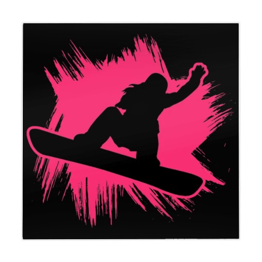 Snowboarding Girls Freestyle Snowboarder Girl Mahjong Mats