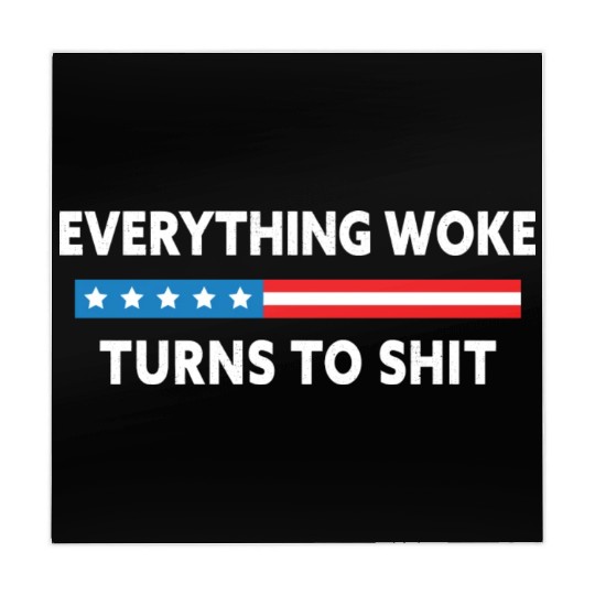 Everything Woke Turns To Shit Usa Flag Mahjong Mats