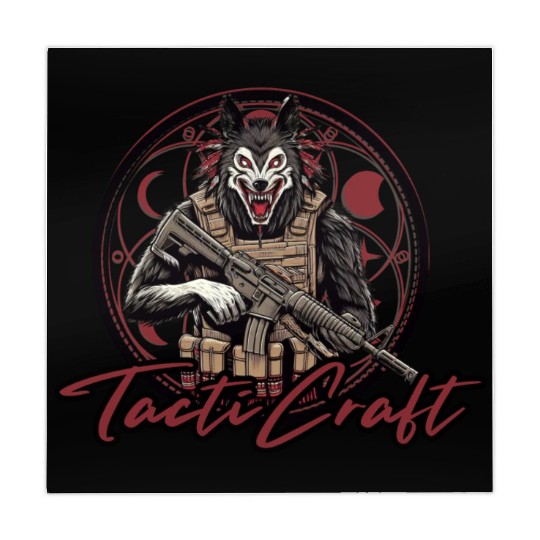 Skinwalker Wolfman Native American Magic Mahjong Mats